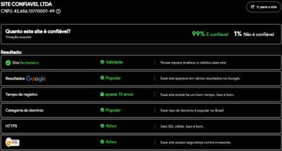 Site verificado e verdadeiro:f987com